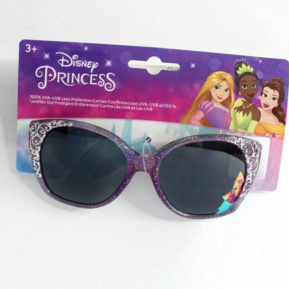 Disney Princess Girl's Sunglasses Youth Girl 3+ Purple Silver 100% UVA